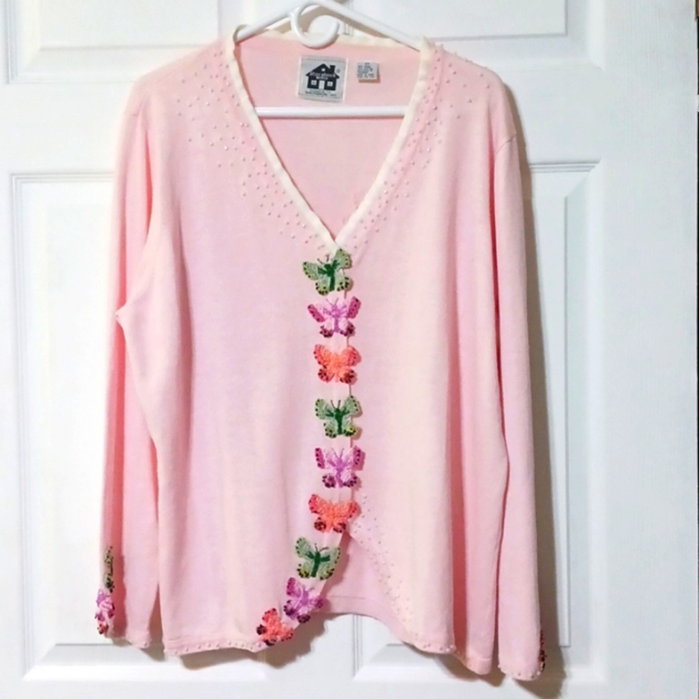 Storybook Knits 3 Piece Pink Skirt Set.